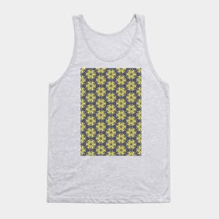 Egg Cream Daisies Tank Top